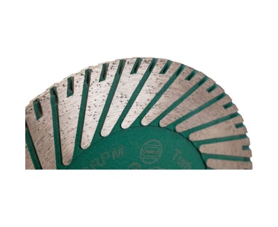 Диск алмазный отрезной турбо duplex с фланцем 125x1.8/2.8x8/25хМ14/22.23 мм Strong СТД-17000125 – изображение 3