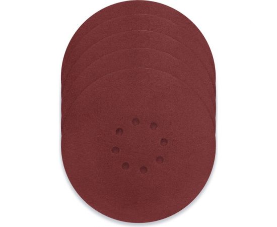 Круг абразивный перфорированный под липучку 225 мм, Р180, 5 шт vertextools 120225-180 – изображение 4