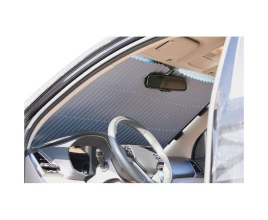 Солнцезащитная шторка на лобовое/заднее стекло Airline светоотражающая, раздвижная ASPS-FB-01 – изображение 4