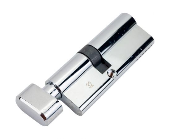 Цилиндровый механизм с вертушкой НОРА-М ЕСО Z ЛПВ-80 45-35в хром 18423 – изображение 3