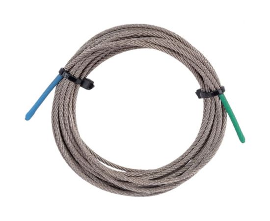 Нержавеющий трос KREPFIELD 2 мм, сталь А2, плетение 7x7, средней мягкости, 3 м 8379А2ТРОС2ММ-3 – изображение 4