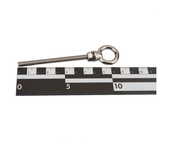 Нержавеющий рым-болт KREPFIELD М6x80, ART 8267, А4, 6 шт. 8267А4РЫМБОЛТМ6X80-6 – изображение 2