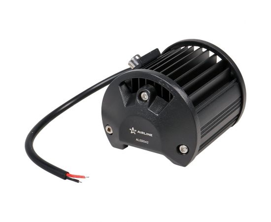 Светодиодная фара (балка) двухрядная Airline 6 LED 4D линза, 18W, 98x78x65, 12/24V ALED042 – изображение 2