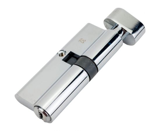 Цилиндровый механизм с вертушкой НОРА-М ЕСО Z ЛПВ-80 45-35в хром 18423 – изображение 2