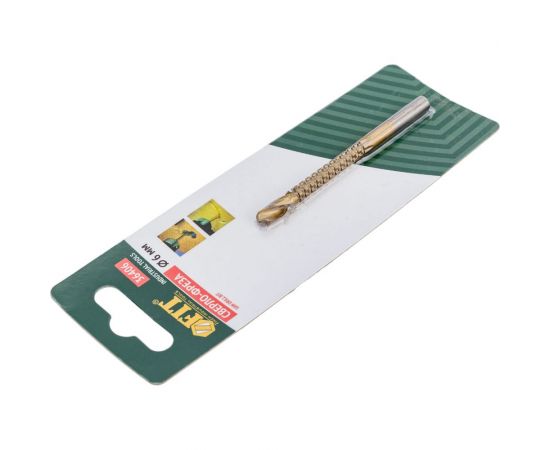 Сверло-фреза универсальное (6 мм; титановое покрытие) FIT IT 36406 – изображение 2