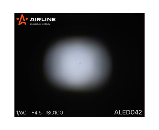 Светодиодная фара (балка) двухрядная Airline 6 LED 4D линза, 18W, 98x78x65, 12/24V ALED042 – изображение 5