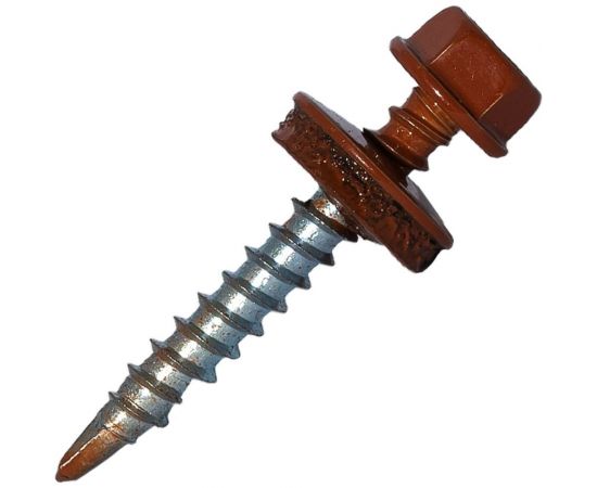 Самосверлящий винт HARDWEX ТМ HWX2-W-P5-4.8x50 мм, св. №1, RAL 8004, 200 шт. 5190000023125 