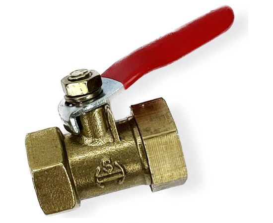 Краник шаровой латунный резьба внутренняя 3/8" ARMA BV F3/8-F3/8 