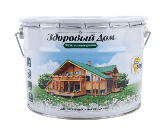 Деревозащитное средство Здоровый Дом палисандр 10 л 90000857561 