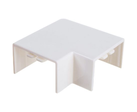 Поворот EKF 90 градусов Plast PROxima, белый, 4 шт abw-25-16x4 