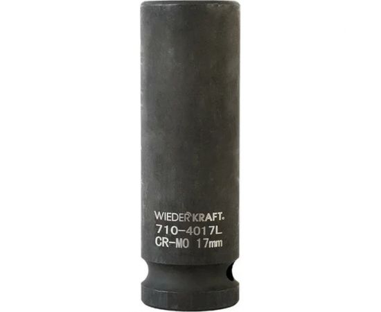 Головка торцевая ударная глубокая 6-гранная (17 мм; 1/2DR) WIEDERKRAFT WDK-710-4017L 