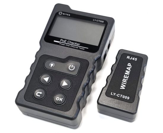 Тестер кабеля 5Bites UTP, STP, TEL, POE, TDR, LCD, FLASH LY-CT009 