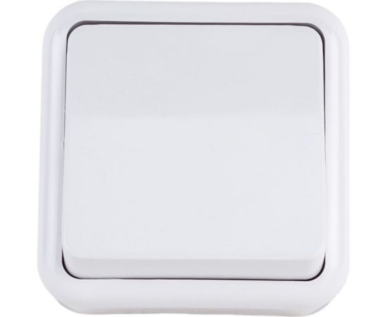 Выключатель Bylectrica 1-клавишная, открытая установка, 4А, серия Прочие изделия, белый, А14-116 