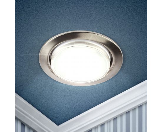 Светильник под лампу Gx53 ЭРА, KL35 SN /1 к 220V, 13W, сатин никель Б0048943 – изображение 2