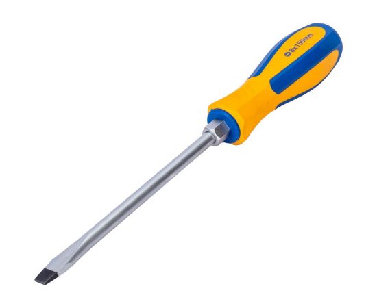Усиленная шлицевая отвертка 8х150 KRAFT KT 700433 – изображение 5