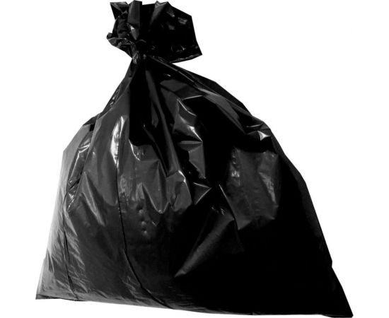 Мешки для мусора в рулоне (10 шт, 700х1100 мм, 120 л, 80 мкм, ПВД, черные) Luscan 1602431 – изображение 3