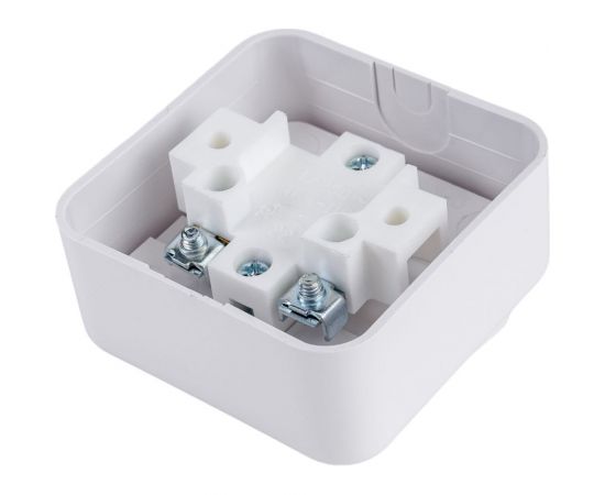 Выключатель Bylectrica 1-клавишная, открытая установка, 4А, серия Прочие изделия, белый, А14-116 – изображение 4