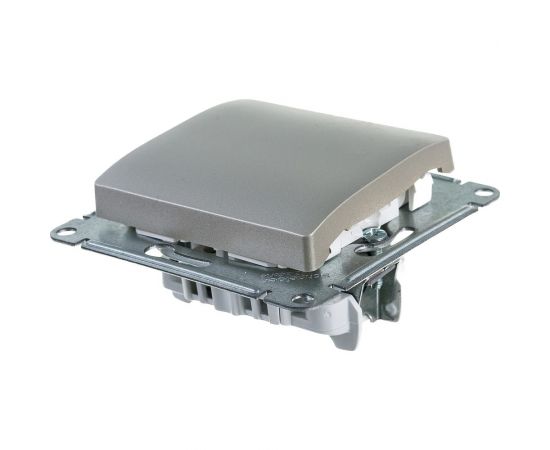 1-клавишный механизм выключателя Schneider Electric скрытой проводки Glossa 10А IP20 1 10AX платина GSL001211 – изображение 2