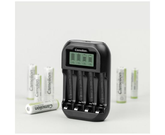 Быстрое зарядное устройство Camelion BC-1046 (с индикацией, 4хАА, ААА) 15040 – изображение 2