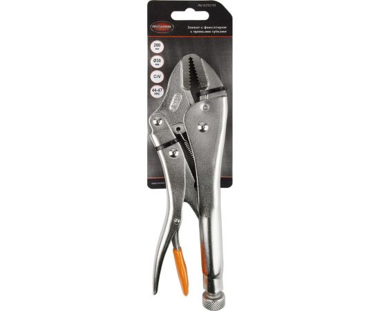 Захват с фиксатором с прямыми губками AV Steel AV-629210 – изображение 2