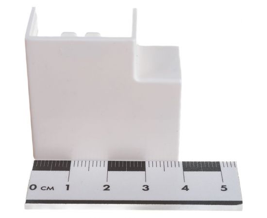 Поворот EKF 90 градусов Plast PROxima, белый, 4 шт abw-25-16x4 – изображение 2