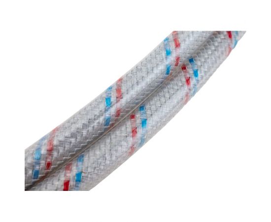 Подводка для смесителя (2 шт; гайка 1/2-штуцер M10; 80 см; нейлон/ПВХ) AQUALINE 4890 – изображение 2