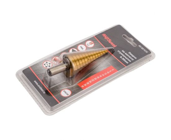 Сверло по металлу ступенчатое 6-30 мм AV Steel AV-801630 – изображение 6