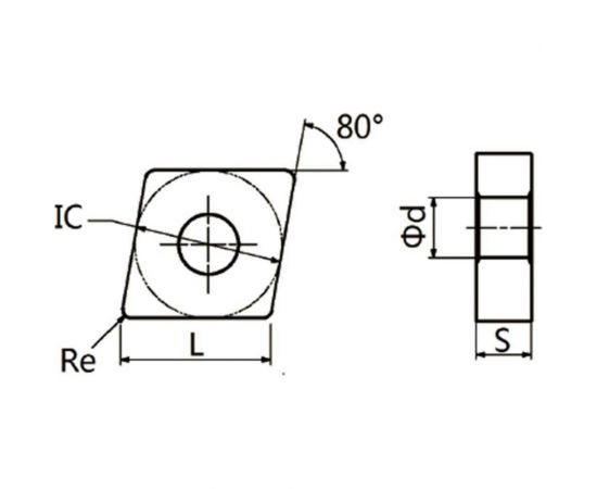 Пластина токарная по стали 10 шт/уп CNMG120404-GF HARDSTONE 4603312182288 – изображение 3