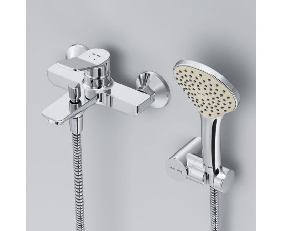 Смеситель для ванны и душа AM.PM X-Joy душевой набор, хром F85A15000 – изображение 3