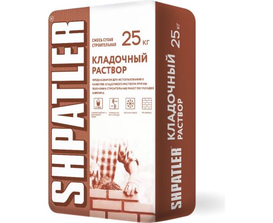 Кладочный раствор Шпатлер М 150, 25 кг Ш00027 
