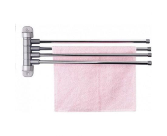Вешалка для полотенец PRIMANOVA 4-х рожковая, 47 см, серая M-CA04-07 