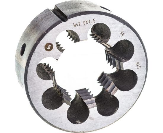 Плашка ИНСТУЛС М. 42.0х4.5х75х30 9SiCr 6g DIN223 00001178319 