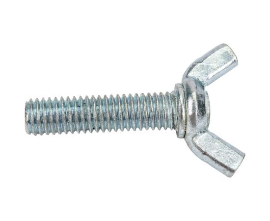 Барашковый винт STARFIX М8x30 мм, цинк, DIN 316, 2 шт.и SMZ1-50818-2 