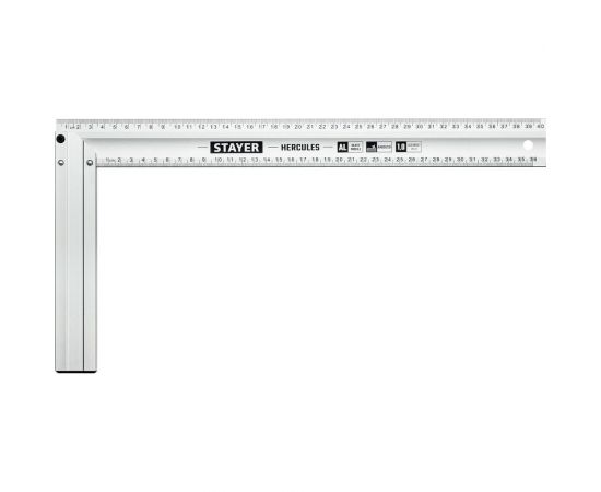 Жесткий столярный угольник STAYER Hercules 400 мм 3432-40 