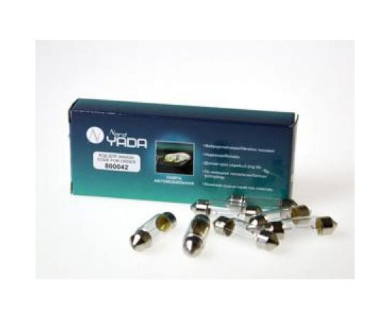 Лампа Nord-Yada C5W 12V, 36мм, SV8.5, салонная подсветка номерного знака 800042 