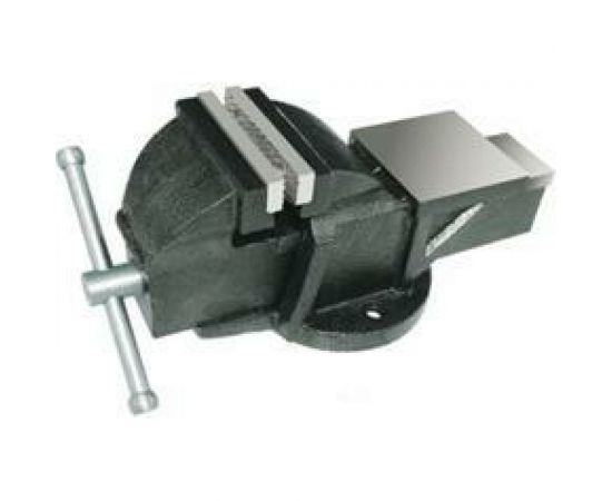 Слесарные тиски CNIC 125 мм 5"" неповоротные, массивные, с наковальней LT83105 50844 