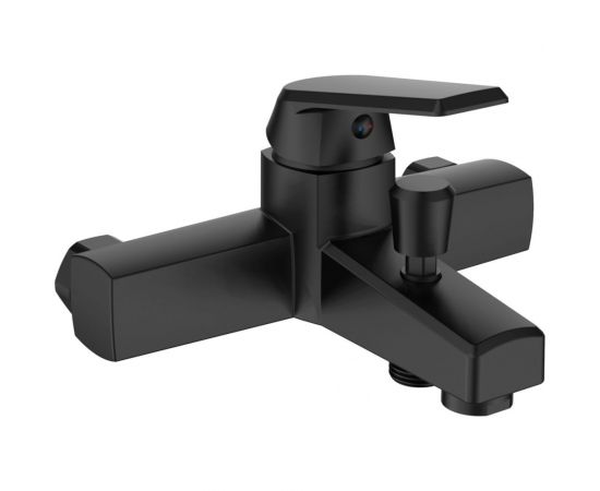 Полимерный смеситель для ванны и душа OneLife без душевого набора, цвет чёрный P02-100b 