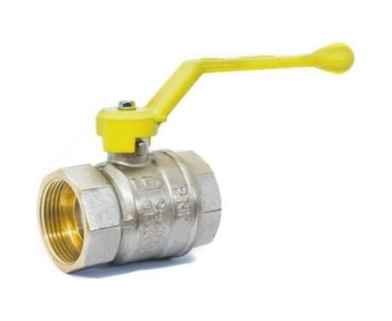 Шаровой кран LD Pride латунь никель газ Ду25 Ру40 ВР 11б27п 47.25.В-В.Р 007-8025 537165 