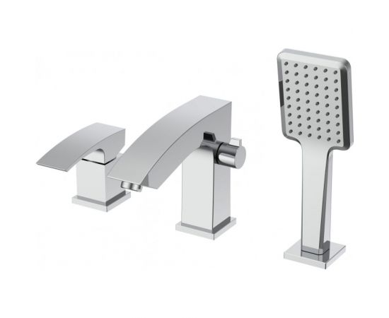 Смеситель для акриловой ванны Gappo 35к G1107 3 отверстия, хром 546800 