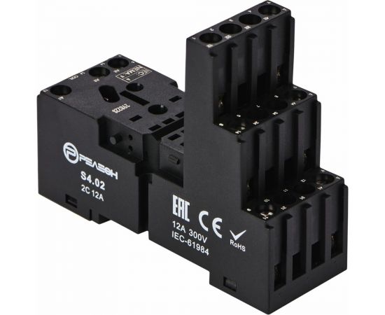 Розетка для реле RP4.32 и модуля PM8 РЕЛЕОН 12А, S402 