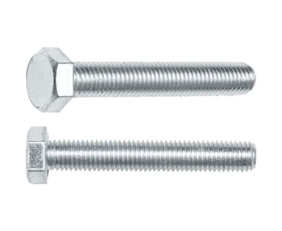Шестигранный болт STARFIX М6x40 мм, цинк, класс прочности 5.8, DIN 933, 100 шт. SMC1-13493-100 