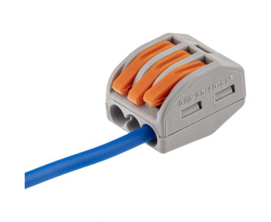 Соединительные монтажные клеммы duwi с рычажком СМК 222-413 25мм2 50 шт. 26638 9 – изображение 3