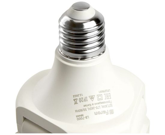 Светодиодная лампа FERON 3-х лепестковая LB-7000 E27 30W красно-синий спектр, 48444 – изображение 4