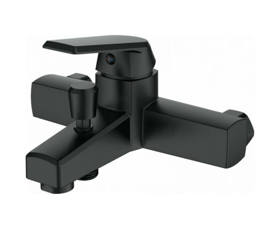 Полимерный смеситель для ванны и душа OneLife без душевого набора, цвет чёрный P02-100b – изображение 9