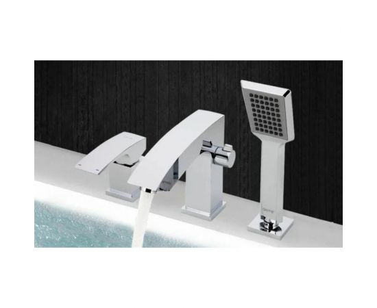 Смеситель для акриловой ванны Gappo 35к G1107 3 отверстия, хром 546800 – изображение 5