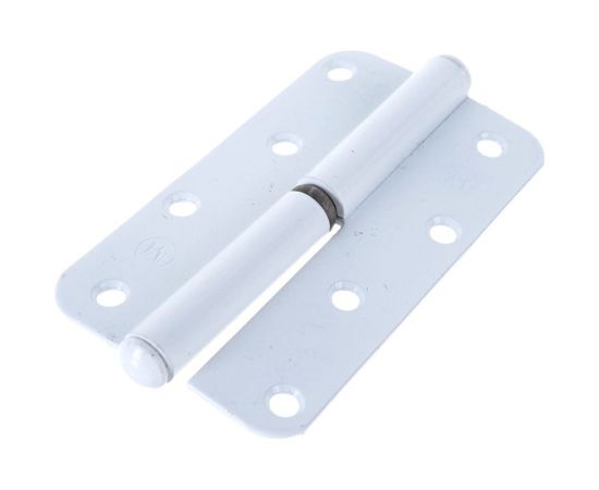 Накладная петля Россия ПН-110 стальная цвет белый правая 110 мм 37651-110R – изображение 3