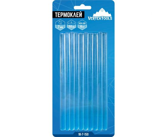 Термоклей 7x150 мм, 10 шт vertextools 18-7-150 – изображение 3