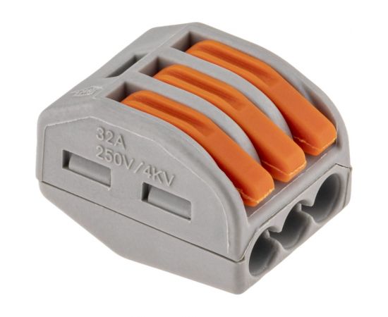 Соединительные монтажные клеммы duwi с рычажком СМК 222-413 25мм2 50 шт. 26638 9 – изображение 12