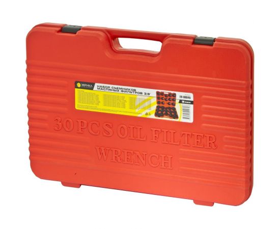 Набор съемников масляных фильтров в кейсе ЭВРИКА 3/8, 30 предметов ER-86845 – изображение 2