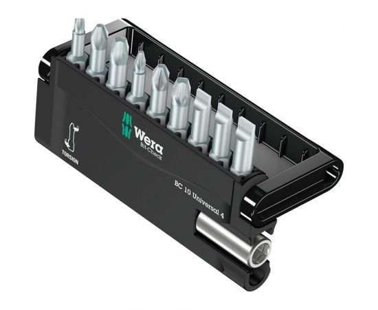 Набор бит Wera 10 предметов 8100-9-899/TZ BIT CHECK WE-056159 – изображение 2